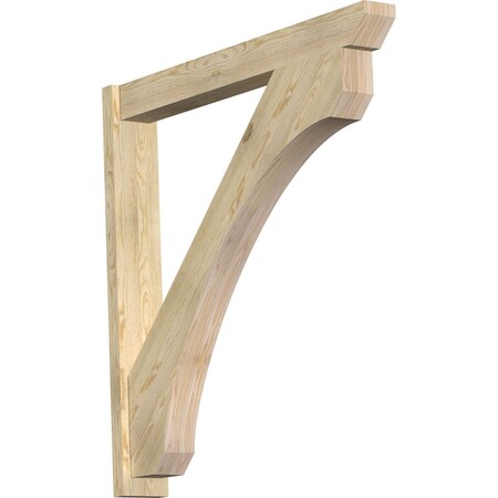 Ekena Millwork Legacy Slat Rough Sawn Outlooker, Douglas Fir, 6"W x 46"D x 46"H OUT06X46X46LEC06RDF